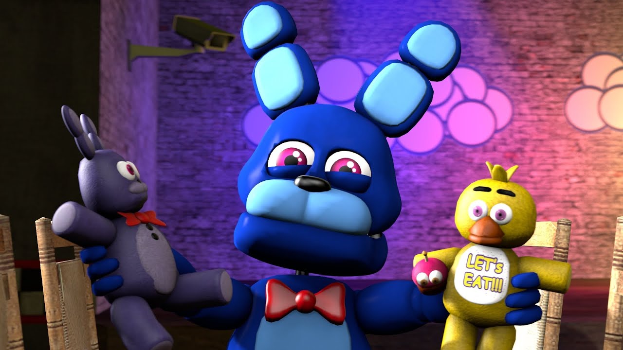 [FNAF WORLD SFM] Cute Adventure Bonnie Meets Old Bonnie - YouTube