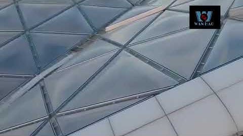 ETFE Air Cushion roof project #roofing #structure #roof #membrane #fabric #design