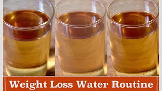 Drinking Water Routine to Lose Weight | How to lose Weight with Water Routine