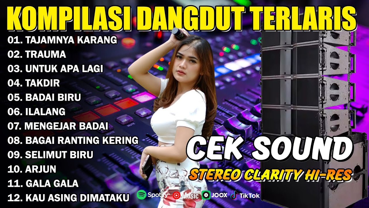 KOMPILASI DANGDUT TERLARIS FULL ALBUM COCOK UNTUK CEK SOUND HAJATAN