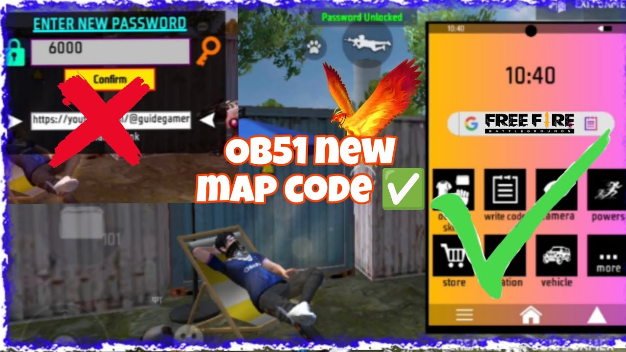 All in one map code after ob51 update ✅👀OB51 new map code reveal 🥶❤