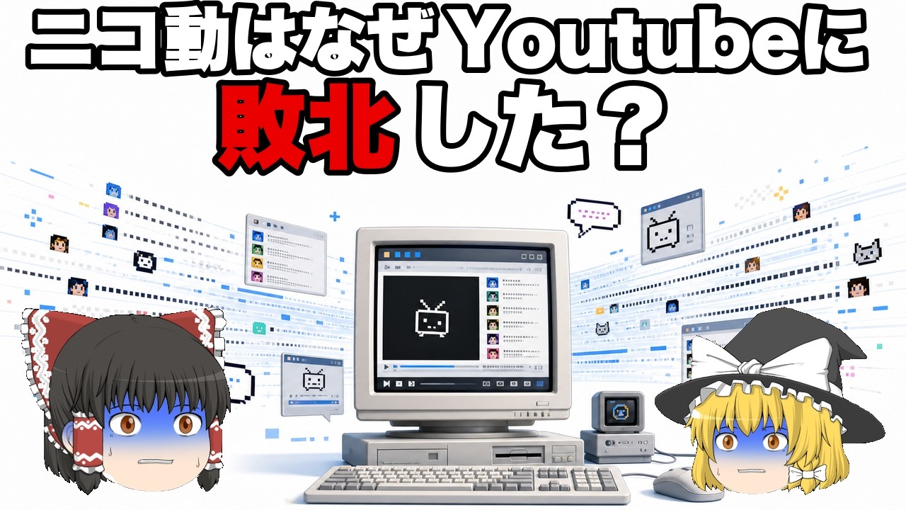 【俺らの青春】ニコ動がYoutubeに追い抜かれて負けた理由は?