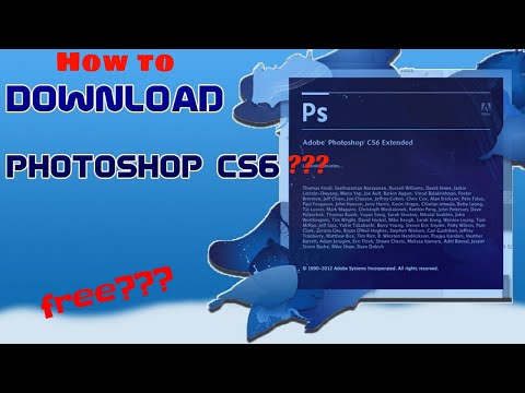 როგორ გადმოვწეროთ Adobe cs6 უფასოდ?/how to get free cs6 (2020 100%working)