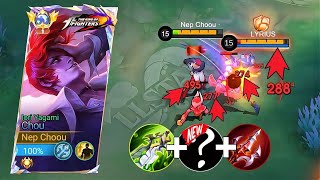 TOP GLOBAL CHOU BEST ONE HIT SHOT BUILD EMBLEM AND GAMEPLAY2026| MLBB