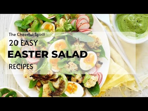 12 Easy Easter Salad Recipes   #easter #eastersunday  #easterrecipes