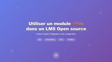 Utiliser un module ePoc  dans Chamilo LMS 2025