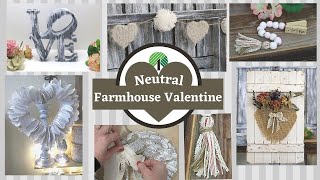 💗 6 HIGH END DOLLAR TREE Neutral VALENTINE’S DAY HOME DECOR