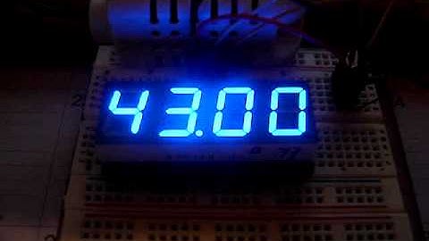 Temp and RH on one 7 segment display
