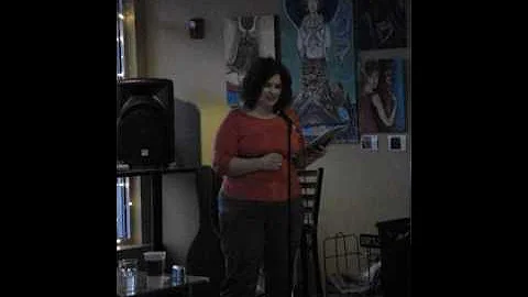 Kerry Cox performs her poetry 4/25/09