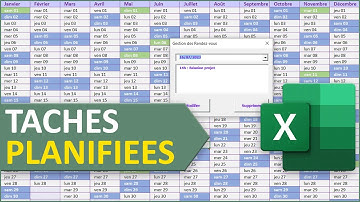 Gérer les rendez-vous dans un planning Excel