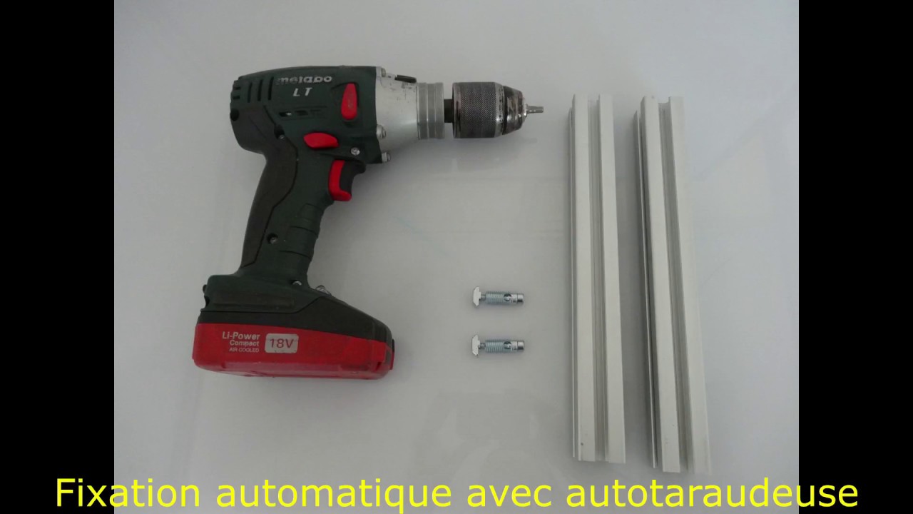 Fixation automatique auto-taraudeuse | MONTAGE