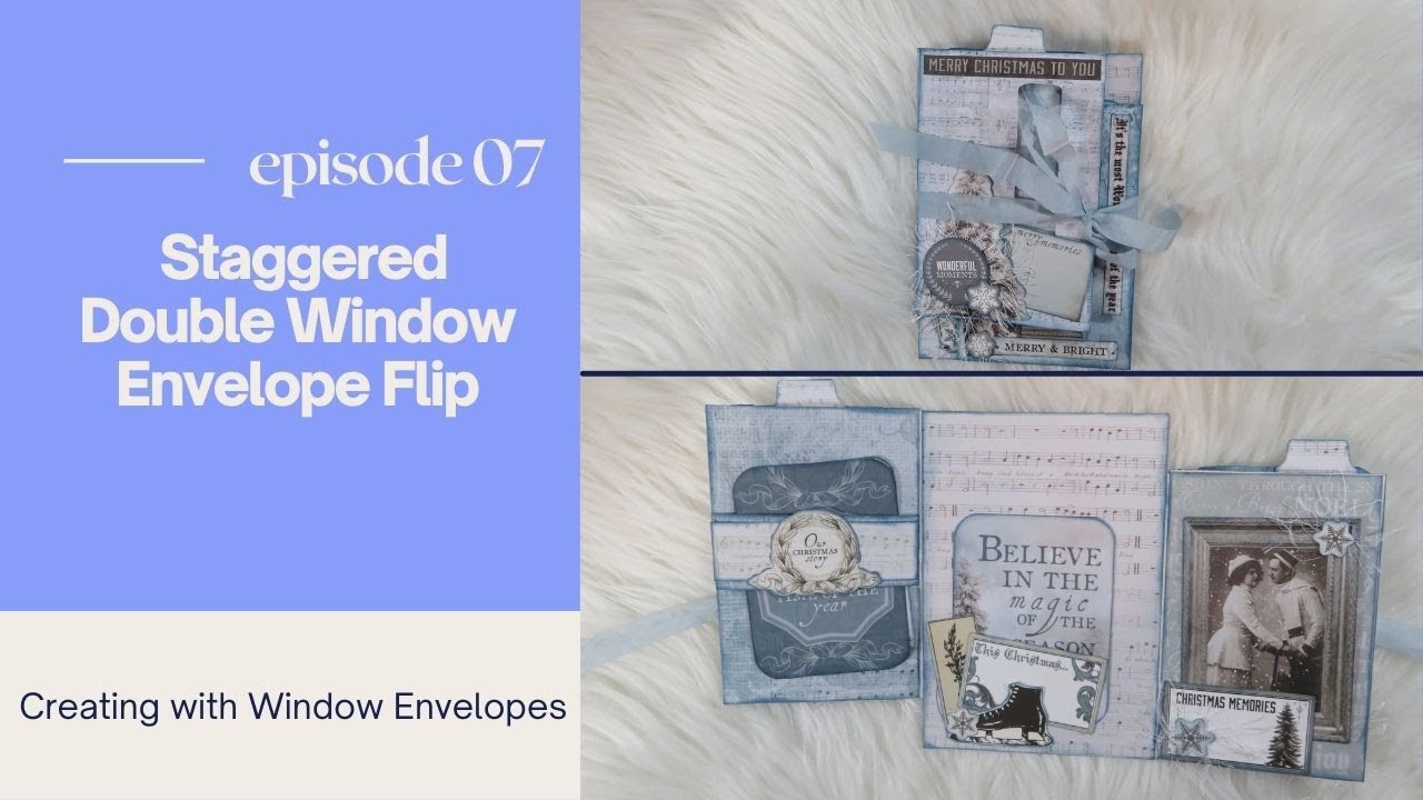 Window Envelope Ep 7: Staggered Double Window Envelope Flip - YouTube