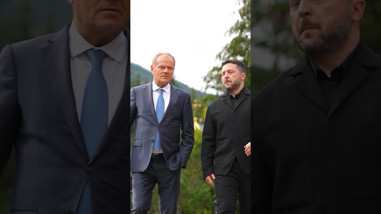 ZELENSKYY AND TUSK: meeting at the Carpathian Summit #shorts