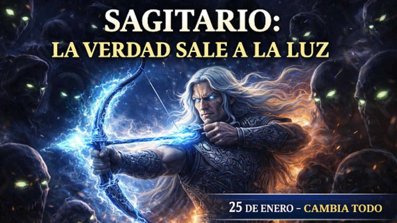 SAGITARIO ♐ 25 DE ENERO LA VERDAD SALE A LA LUZ — TE ENVIDIAN Y SE ACERCA ALGO QUE TE CAMBIA TODO