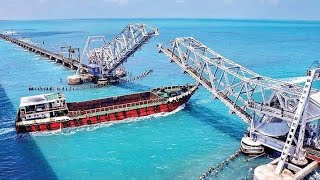 पमबन बरज रमशवर Aawara Allahabadi Ramesswaram Tamilnadu Pamban Island Pamban Bridg