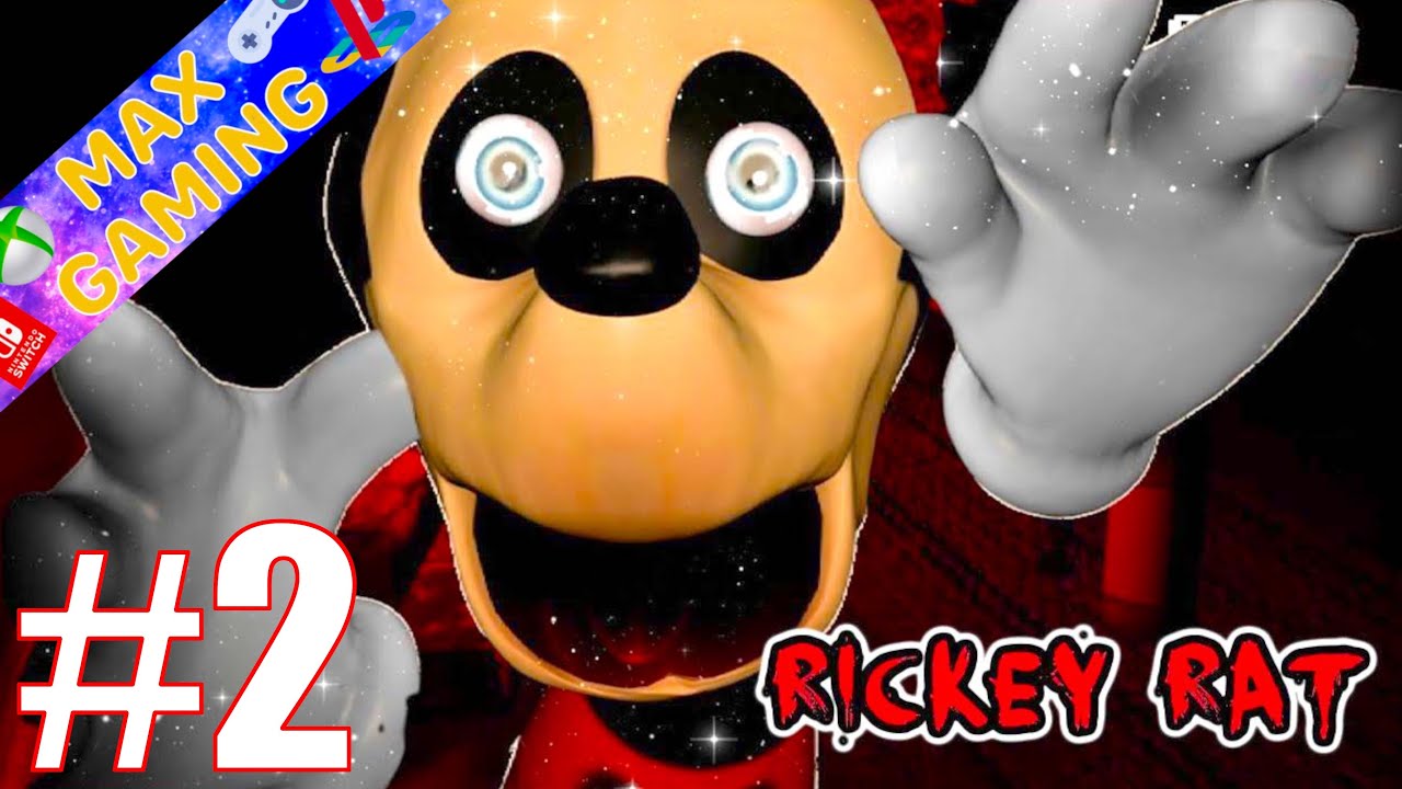 LE CHAPITRE 2 DU MICKEY PSYCHOPATHE FAIT ENCORE + PEUR ! Roblox Rickey Rat Gameplay #2 - Max Gaming