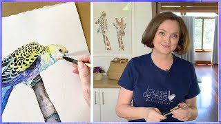 How to soften paint edges in watercolor for beginners.