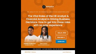 How to get into Financial Analytics/HR Analytics with no prior experience