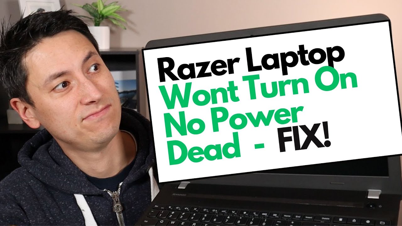 Razer Gaming Laptop Computer Dead, No Power, Wont Turn On Fix YouTube