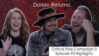 Dorian Returns! | Critical Role Episode 93 Highlights and Funny Moments