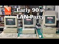 Lan party du dbut des annes 90 avec novell netware 4