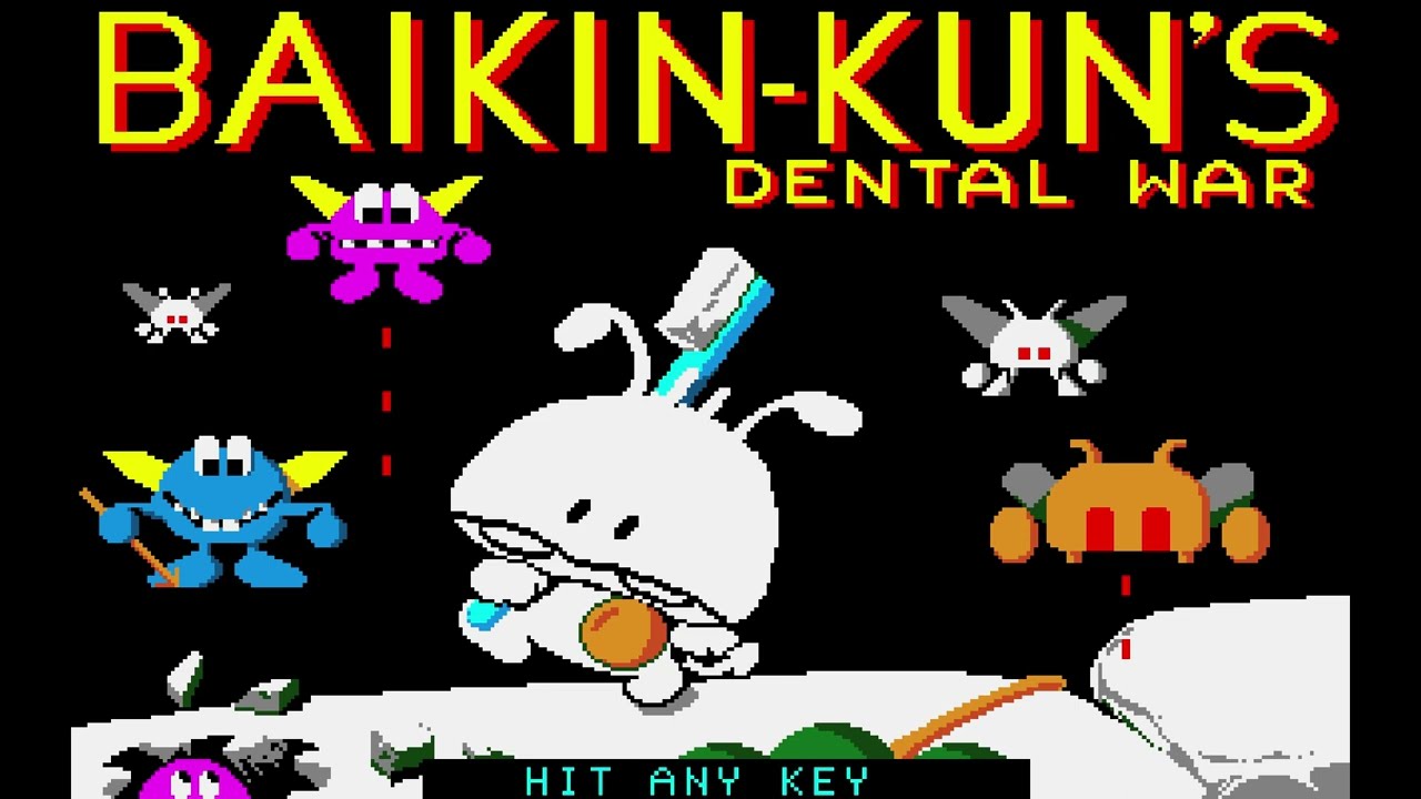 Sony SMC-777 Game: Baikin-Kun - Dental War (1984) - YouTube