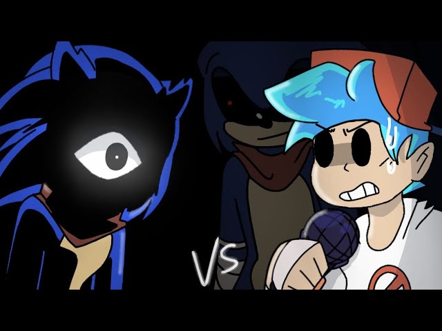 Cyclops Sonic boom vs Boyfriend ( FNF animation ) a new fake bf | part 37 class=