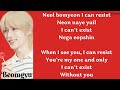 TXT 투모로우바이투게더 Resist Not Gonna Run Away Lyrics Rom Eng mp3
