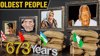 The Oldest People In The World | 3D Comparison | 40 The Oldest People