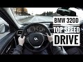 BMW 320d (2017) - POV on german Autobahn - Top Speed Drive