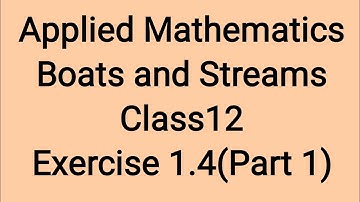 7)Part -1 Exercise 1.4 Applied Maths Class 12 #appliedmathematics