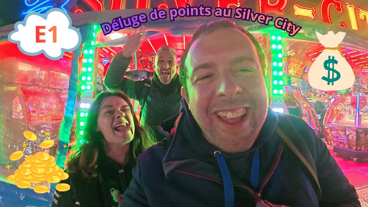 Déluge de points au pousse pieces à la fête foraine de la rochelle 1/5 S1