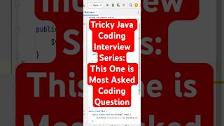 Java Tricky Interview Coding Program 14  #javaprogramming