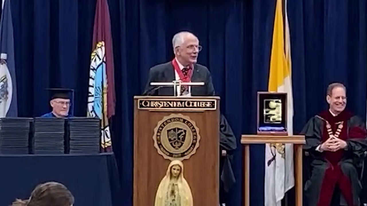 Christendom College Commencement Speech by Dr. John Haas 2023