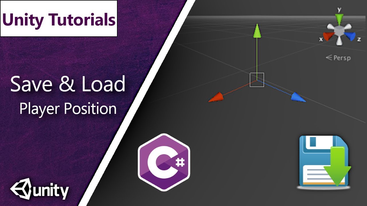 Save and Load Player Position in UNITY C# - YouTube