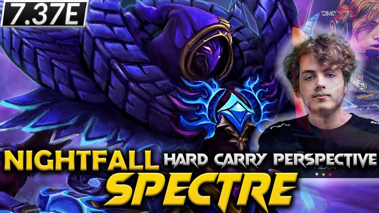 Nightfall - Spectre The Hard Carry - Dota 2 Pro FUll Gameplay Patch 7. ...