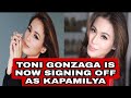 Toni Gonzaga is Now Signing Off as a kapamilya actress and TV host