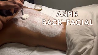 The Most Relaxing Back Facial | ASMR Back Facial (no talking)😴