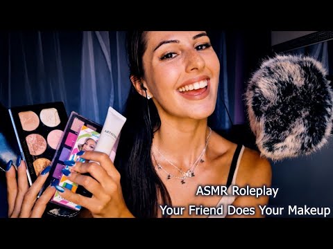АСМР Ролева Игра : Твоята най-добра приятелка те гримира💄 ASMR Roleplay : Your BF does your makeup🍒