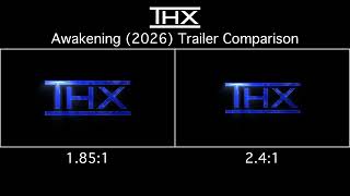 THX Awakening (2026) Trailer Comparison
In this video, I’m gonna be comparing two versions of the of my fan made THX trailer known as Awakening. I hope you all like it!
THX and the THX logo are trademarks of THX Ltd. This video is meant for entertainment purposes only. No copyright infringement is intended. This video may not be copied, stolen, re-uploaded or otherwise distributed without permission. THX Awakening (2026) Trailer Comparison