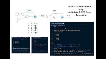 NAND Gate Perceptron with Python (NAND = AND + NOT)