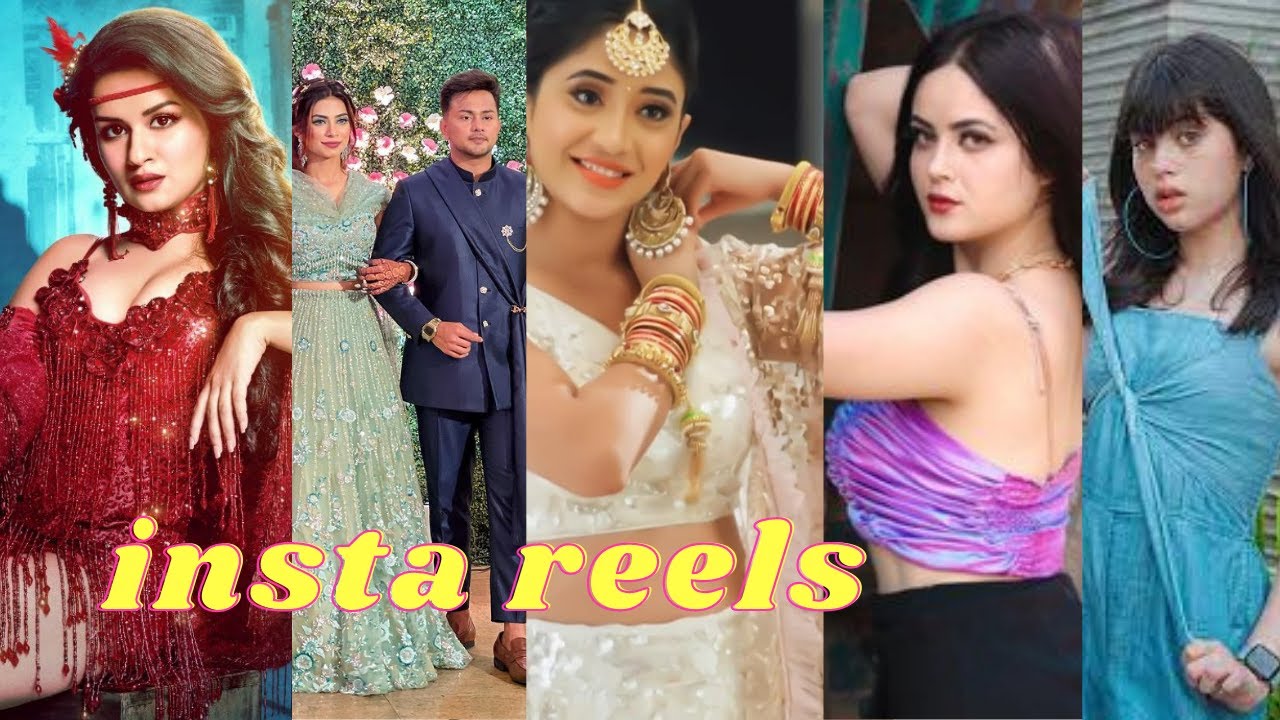 new viral instagram reels , all famous tiktokers, reels of avneet, bueatiful couple nagma and awais.