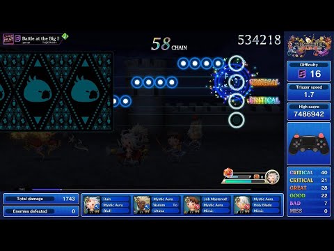 THEATRHYTHM FINAL BAR LINE Simple Supreme TFFAC Battle at the Big Bridge 7'651'280
