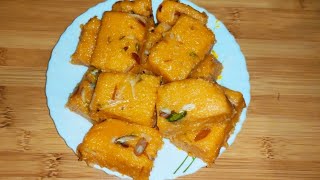 Mango Barfi Recipe | Mango Coconut Burfi | How to Make Mango Burfi at Home