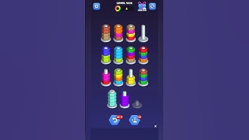 nut sort game/ level 1424 #shorts #ammycandycrush #gameplay #puzzlegames #mobilegames