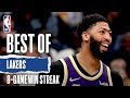 Best Of Lakers 8-Game Win Streak | 2019-20 NBA Season