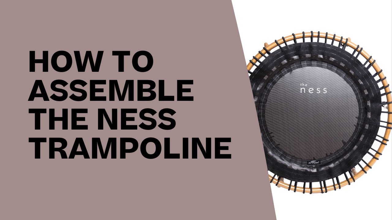 How to Assemble the ness Trampoline YouTube