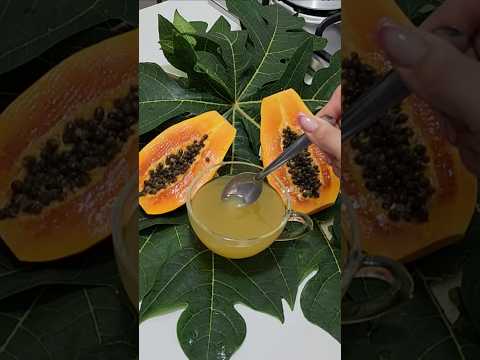 MORRIA E NÃO SABIA DESSA DICA TÃO SIMPLES 😯Com folhas mamão #chá #saúde #mamão