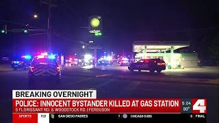 Ferguson gas station shooting kills bystander mother, injures man
