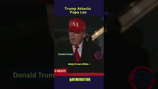 Trump Attack Pope Leo On Iran War 😱 #popeleoxiv
